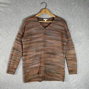 ANA Striped Fluffy Light Sweater Multicolor Women's Small